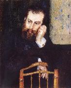 Pierre-Auguste Renoir Portrait de Sisley painting